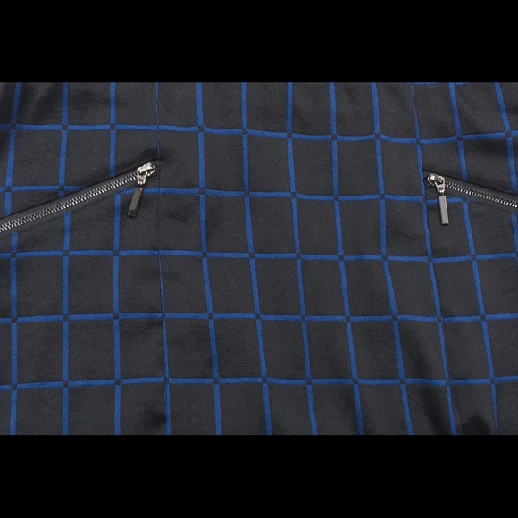 Alfani Pencil Skirt Window Pane Check w/pockets - Picture 4 of 4